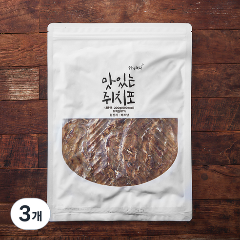 더먹다 맛있는 쥐치포, 3개, 200g
