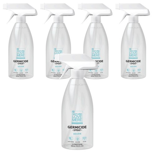 네이쳐러브메레 유아용 뿌리는 소독제, 500ml, 5개
