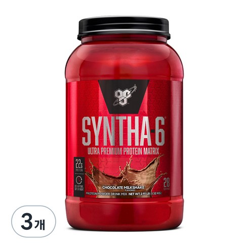 신타6 단백질 파우더 초코맛, 1.32kg, 3개
