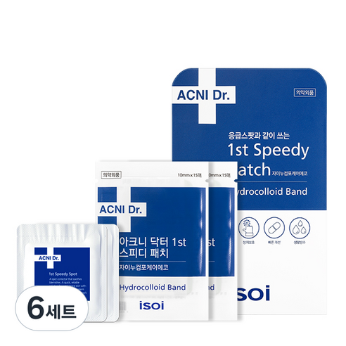 아이소이 응급패치 60p + 응급스팟 2p, 6세트