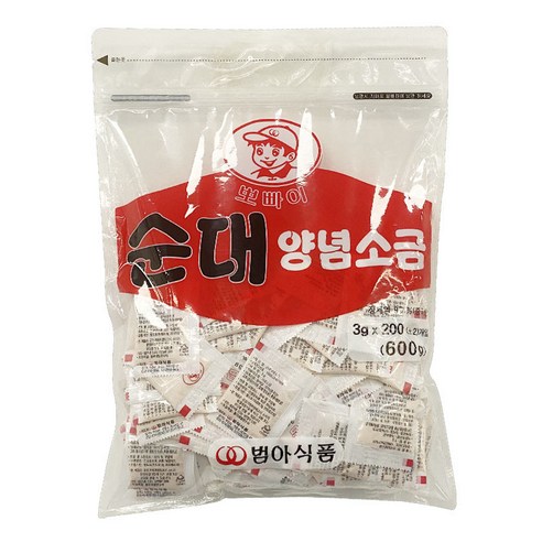 범아뽀빠이 순대 양념소금 200p, 1개, 600g