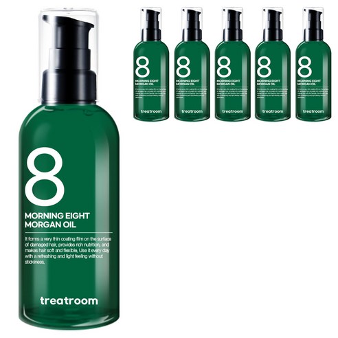 트리트룸 모닝에잇 모르간 헤어오일 아르간커넬, 100ml, 6개