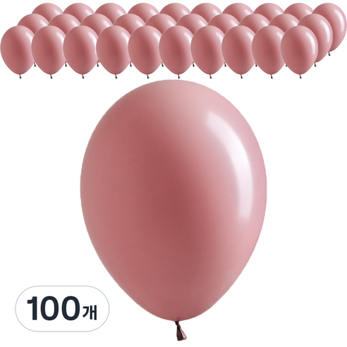 셈퍼텍스 스탠다드 풍선 30cm, 로즈우드, 100개