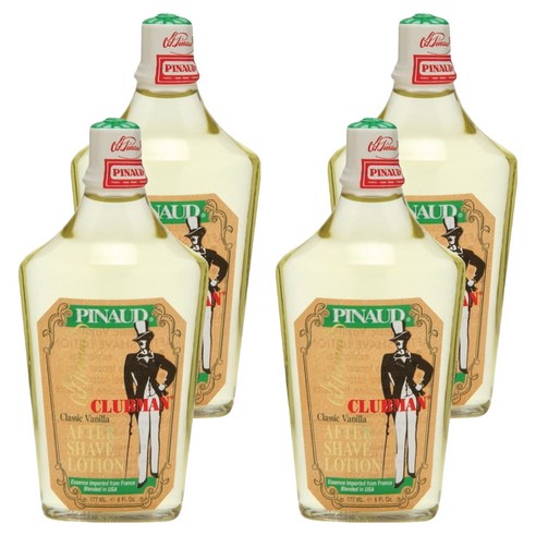 클럽맨피노드 클래식 바닐라 에프터쉐이브 로션, 177ml, 4개