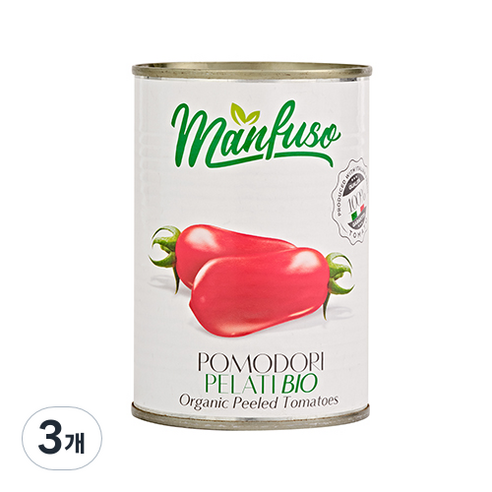 멘푸소 필드 토마토소스, 400g, 3개