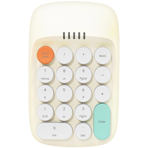 엑토 무선 비동기식 노트북 숫자 무선 키패드, 샌드베이지, ANBK-01