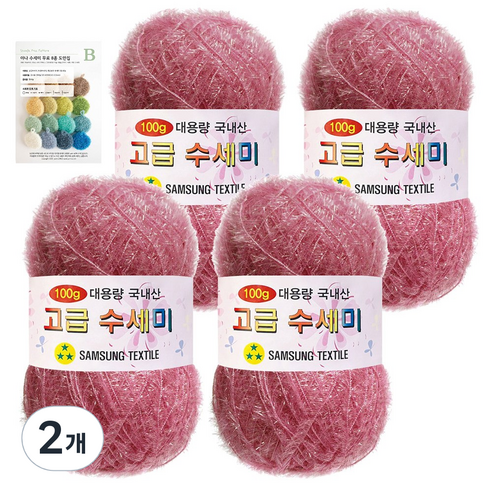 야나 대용량 수세미 100g x 4p + C 인쇄도안 8종 세트, 120 인디핑크, 2개