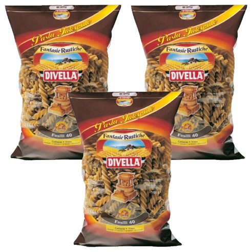 디벨라 통밀푸질리 파스타, 500g, 3개