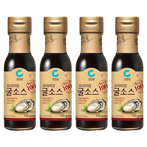 청정원 프리미엄 굴소스, 170g, 4개