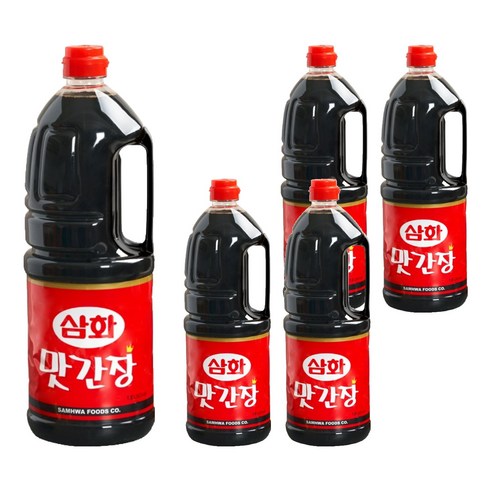 삼화식품 맛간장, 1.8L, 5개