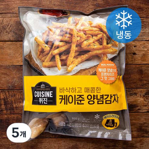 시즌드 배터드 후라이 포테이토 (냉동), 800g, 5개