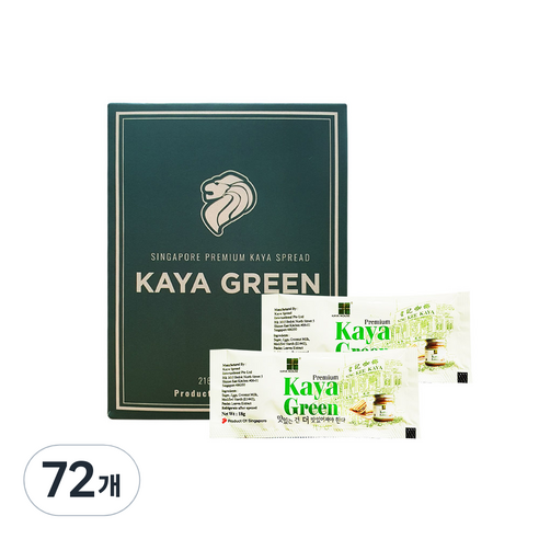 카야하우스 카야잼 그린 일회용 포션, 18g, 72개