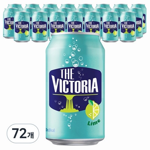 더빅토리아 탄산음료 라임, 350ml, 72개