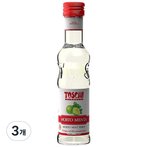 토스키 모히또민트 시럽, 3개, 250ml