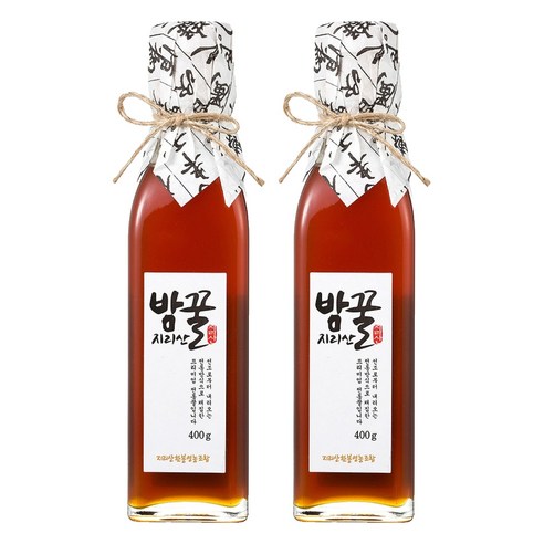 지리산한봉영농조합 국내산 밤꿀, 400g, 2개