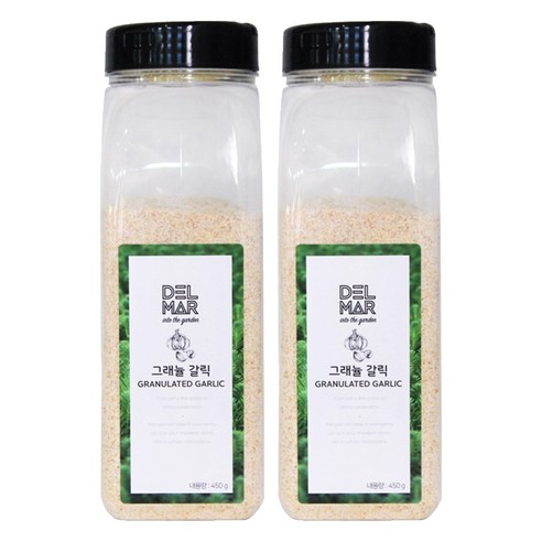 딜리셔스마켓 그레뉼레이티드 갈릭 향신료 대형, 480g, 2개