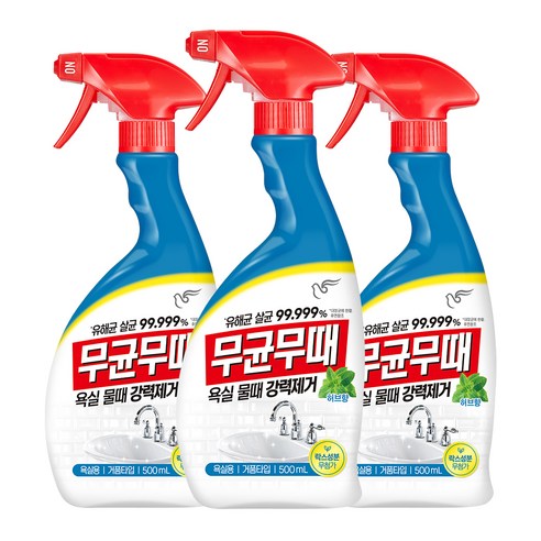 무균무때 욕실용, 500ml, 3개