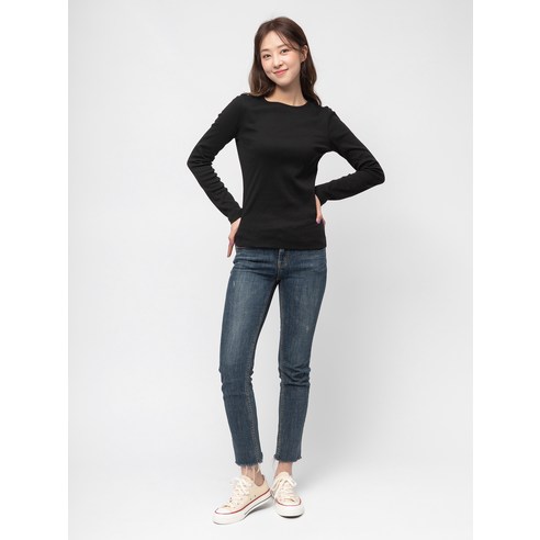 편안함과 스타일이 완벽하게 조화된 여성용 데일리 티셔츠