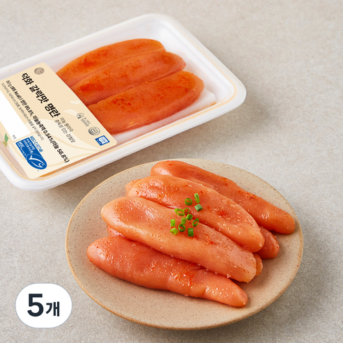 덕화명란 갈릭맛 명란, 80g, 5개