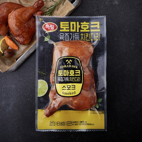 하림 토마호크 치킨다리 스모크, 540g, 1개 바베큐폭립