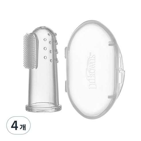 닥터브라운 실리콘 손가락 칫솔, 1개, 1개입