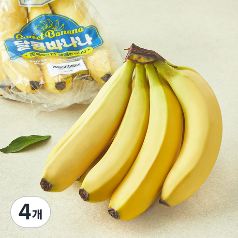 신세계푸드 에콰도르산 달콤바나나, 1kg 내외, 4개
