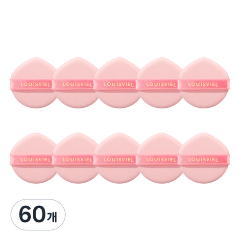 루이비엘 피치피치 에어퍼프, 혼합색상, 60개