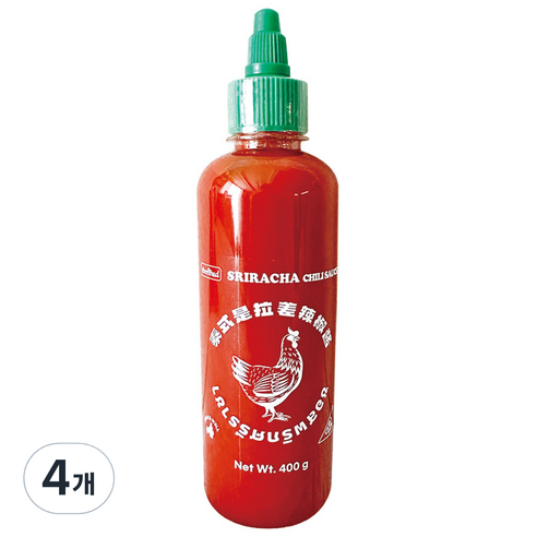 스리라차 칠리소스, 400g, 4개