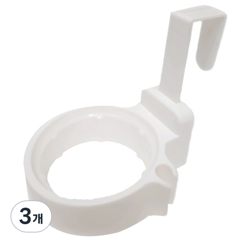 간편거치 도어훅 헤어드라이기걸이, 화이트, 3개