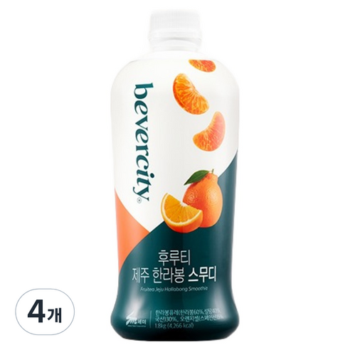 베버시티 세미 후루티 제주 한라봉 스무디, 1.8kg, 4개
