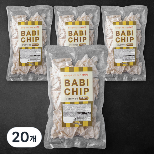 바비조아 현미로 만든 바비칩 현미, 75g, 20개