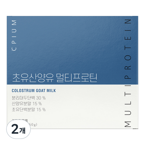 씨피움 초유산양유 멀티프로틴 스틱 단백질 30p, 2개, 30g