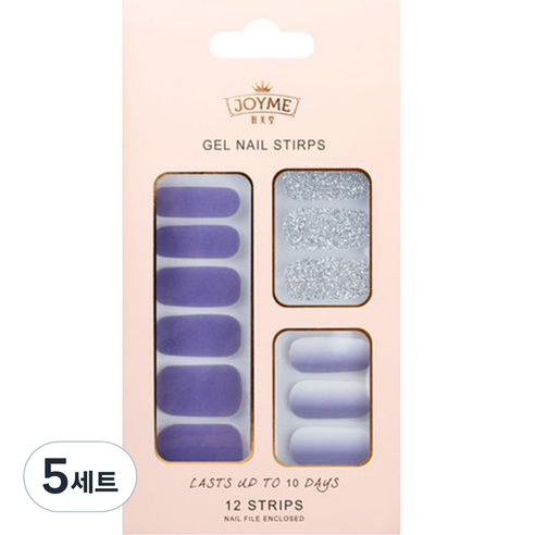 올더파인 풀컬러 + 아트 젤네일 스티커 세트, 22, 5세트