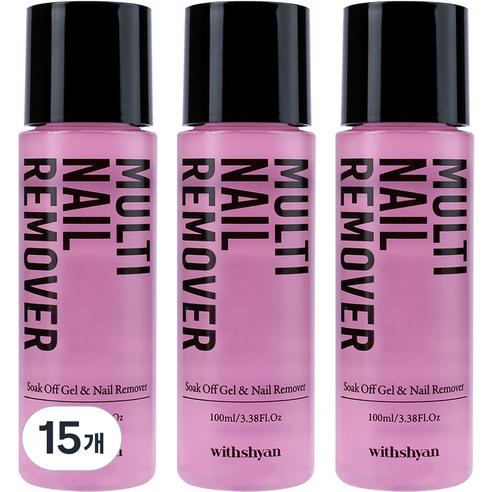 위드샨 멀티 네일리무버, 100ml, 15개