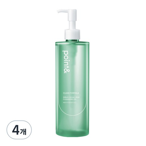 포인트앤 피지 쏙 베지 클렌징 오일, 400ml, 4개
