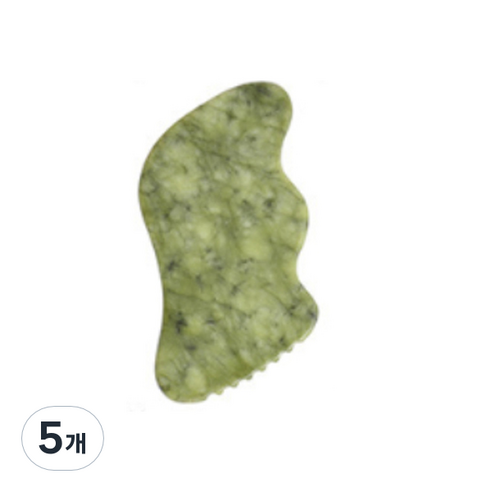 주앙오브제 샤크 괄사 마사지, 그린, 5개