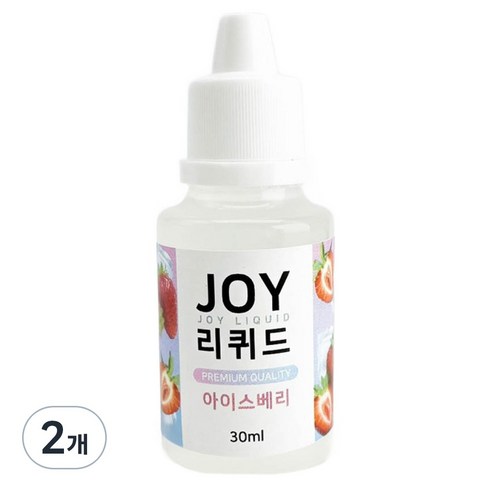 아로마조이 조이리퀴드 슬라임 향료 30ml, 2개, 아이스베리
