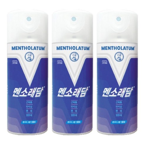 멘소래담 쿨 스프레이파스 에스 200ml, 1개입, 3개