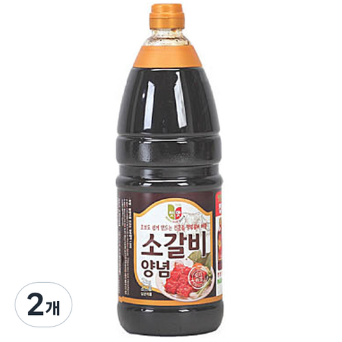 청우식품 소갈비양념, 2kg, 2개