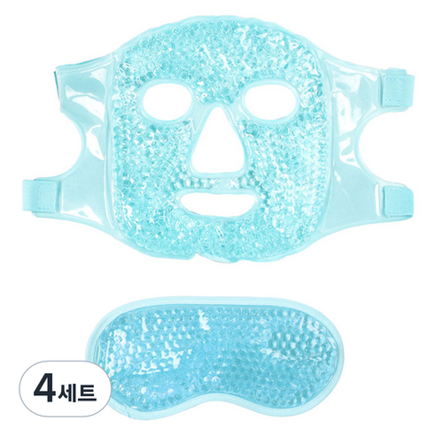 탑피아 시원한 쿨 안대 스카이블루 세트, 4세트