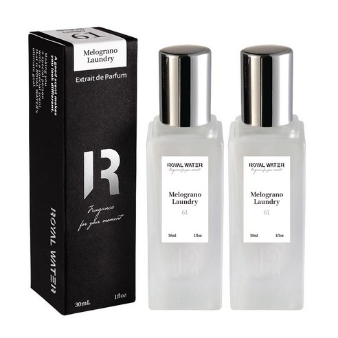 로얄워터 멜로그라노 런드리 엑스트레 드 퍼퓸, 30ml, 2개