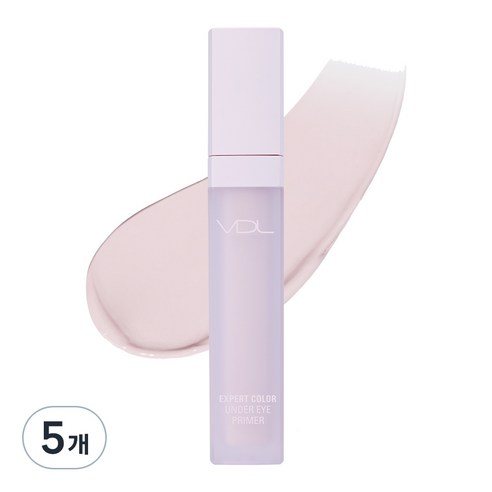 브이디엘 엑스퍼트 컬러 언더아이 프라이머, 02 퍼플, 5개