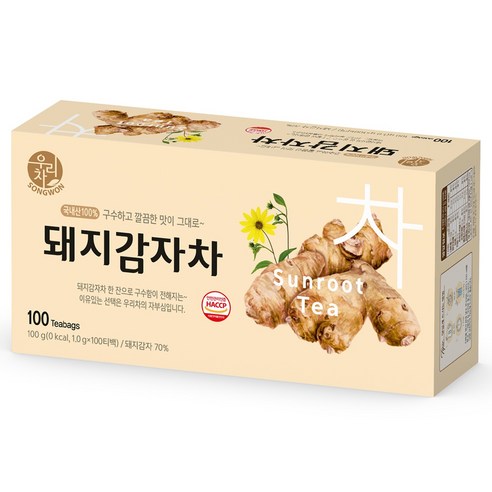 우리차 돼지감자차, 1g, 100개입, 1개