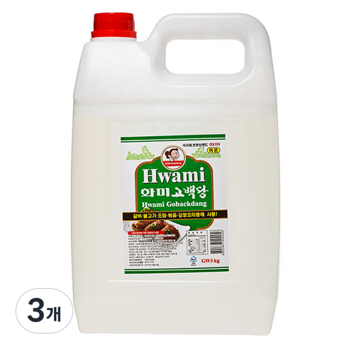 화미 고백당 이온물엿, 5kg, 3개