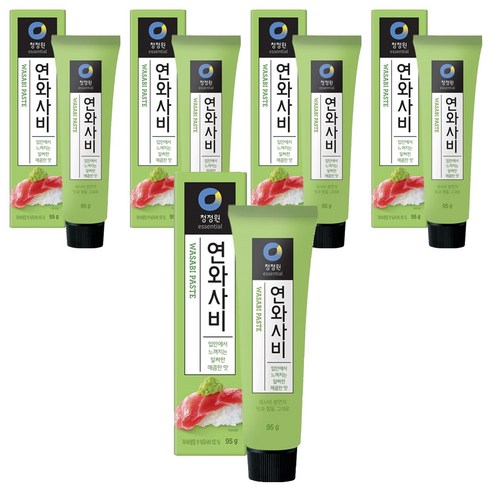 청정원 연와사비, 95g, 5개