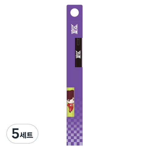 모나미 타이니탄 BP 153 0.5mm 2본 세트, j-HOPE, 5세트