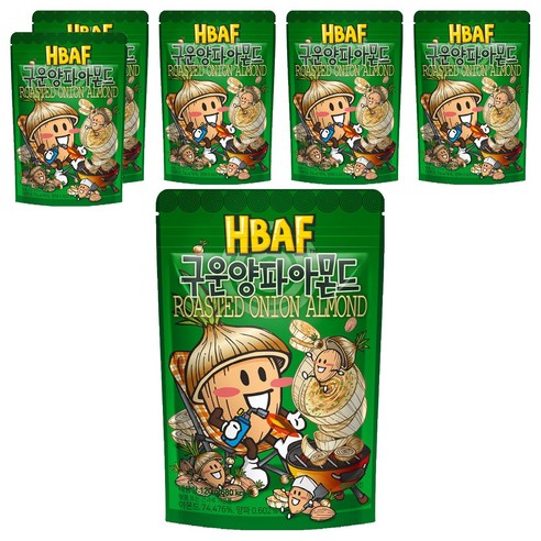 바프 구운양파 아몬드, 120g, 6개