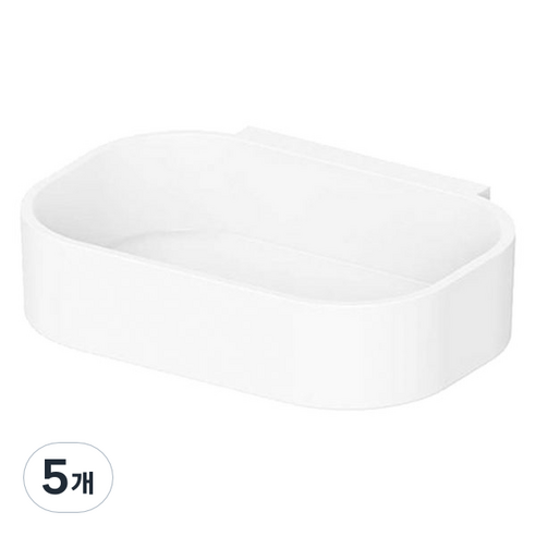 생활양식 우유닉 비누 받침대, 5개