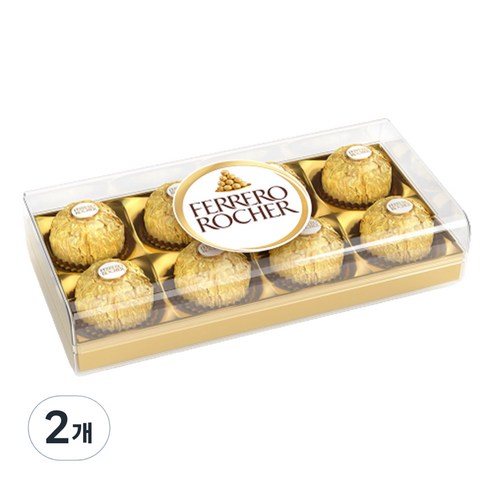 페레로로쉐 T8 사각초콜릿 8p, 100g, 2개