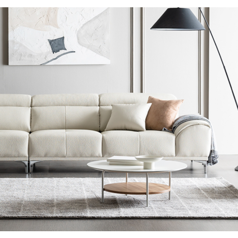 천연 가죽의 고급스러움과 편안함으로 완성하는 당신의 완벽한 거실, 레이디가구 비비드 소파